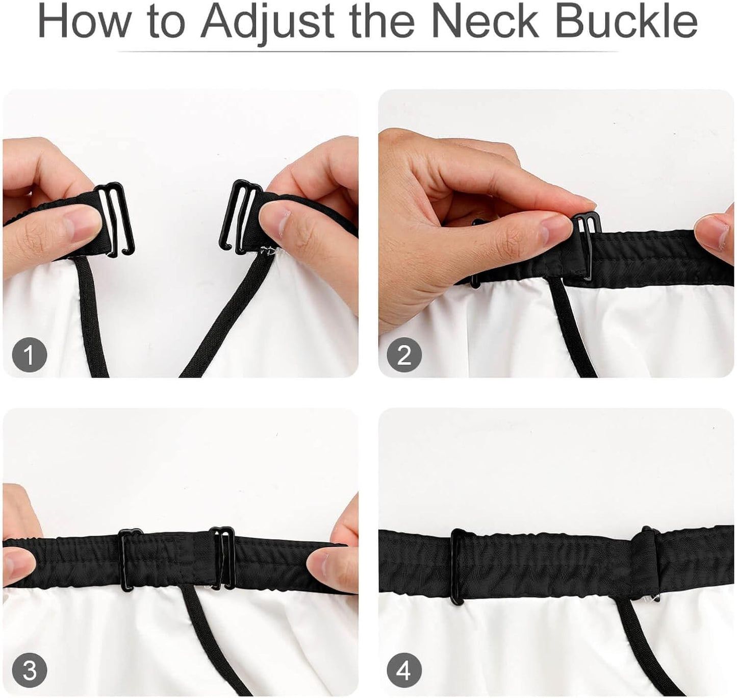 Supdreamc Hair Cut Cape Haircut Cloth Apron Cape for Barber Salon, Waterproof Professional Barber Cape Hair Dress Apron Cloak (Gold Marble Pattern)