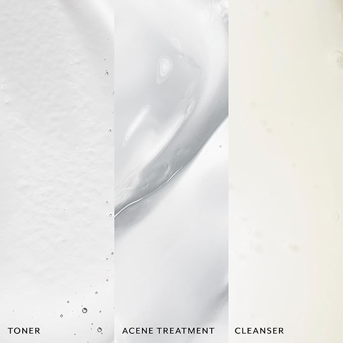Bliss Clear Genius Trio: Clarifying Toner + Serum, Cleanser and Spot Treatment - Pore Purifying, Removed Excess Dirt & Oils - Clean, Cruelty-Free Skin Care