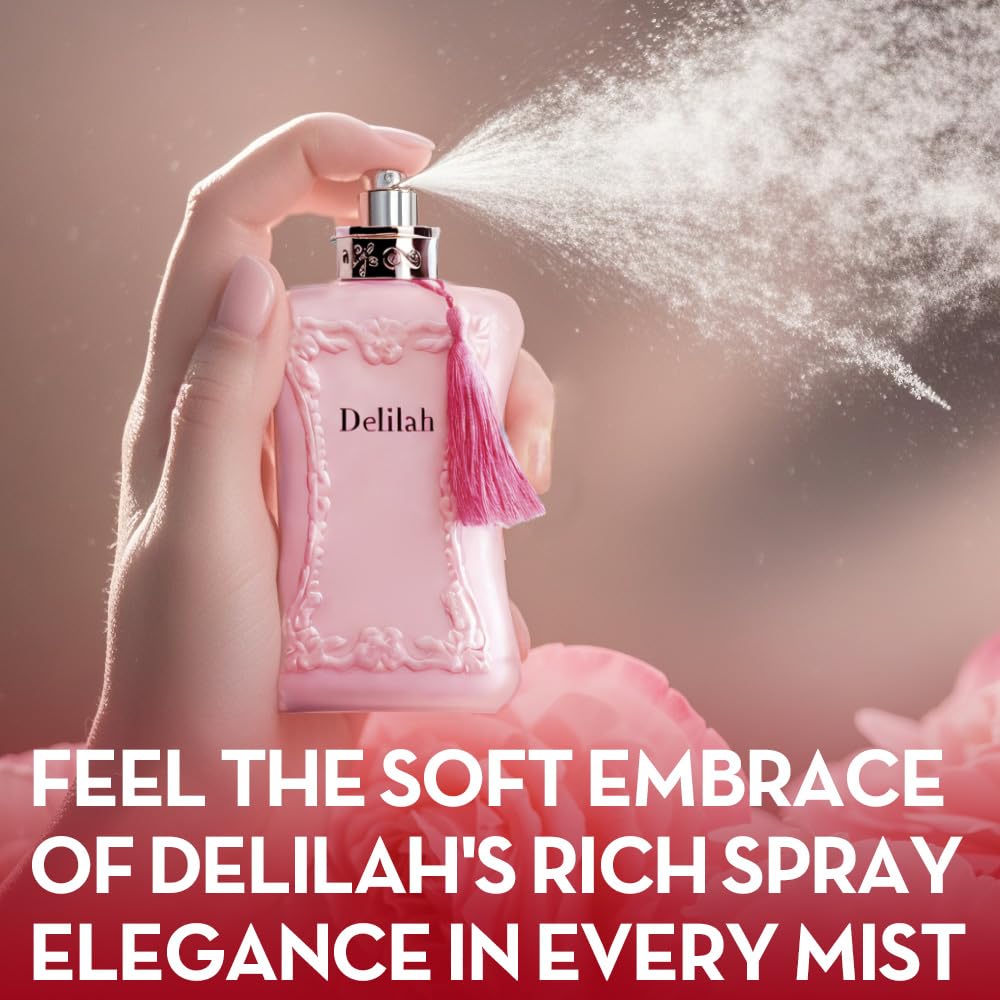 Women's Perfume La Vida Bella& Delilah Combo Set Eau De Parfum Long Lasting Fragrance 3.4 Fl Oz Spray Each for Daily Used