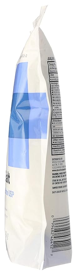 365 by Whole Foods Market, Epsom Salt, 64 Ounce (Pack of 2)