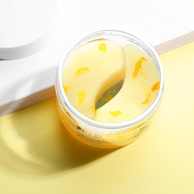 BLUE LOVE 80PCS Calendula Under Eye Patches - Rejuvenating Eye Mask for Reducing Puffiness, Dark Circles, and Wrinkles - Hydrating Treatment for Tired Eyes