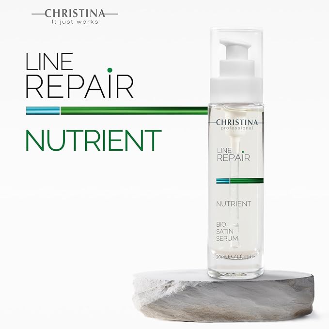 Christina Line Repair Bio Satin Vitamin C Serum for Face | Deeply Nourished Radiant Skin | Vitamin-Rich Protection | Retinol Revitalization Face Serum | For Sensitive, Normal, and Dry Skin 30ml