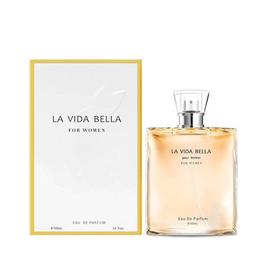 La Vida Bella Perfume for Women Long Lasting Fragrance Eau de Parfum Floral & Sweet Women's Perfume Daily Used 3.4 Fluid Ounce