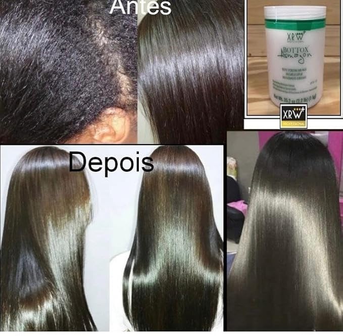 Hair Bottox Amazon XRW with Argan Oil and Apple Extract. Intense Hydration, Reduces frizz, Replenishes Hair Mass