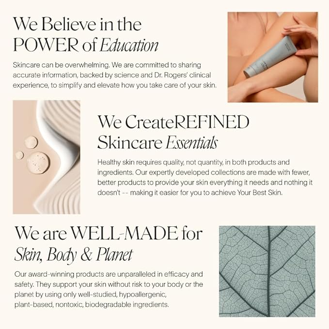 Doctor Rogers Night Repair Treatment. Restoring & Hydrating Face Serum, Anti-Aging Facial Skin Care with Glycolic Acid, Bakuchiol, & Gluconolactone, 1 Ounce (30 ml)