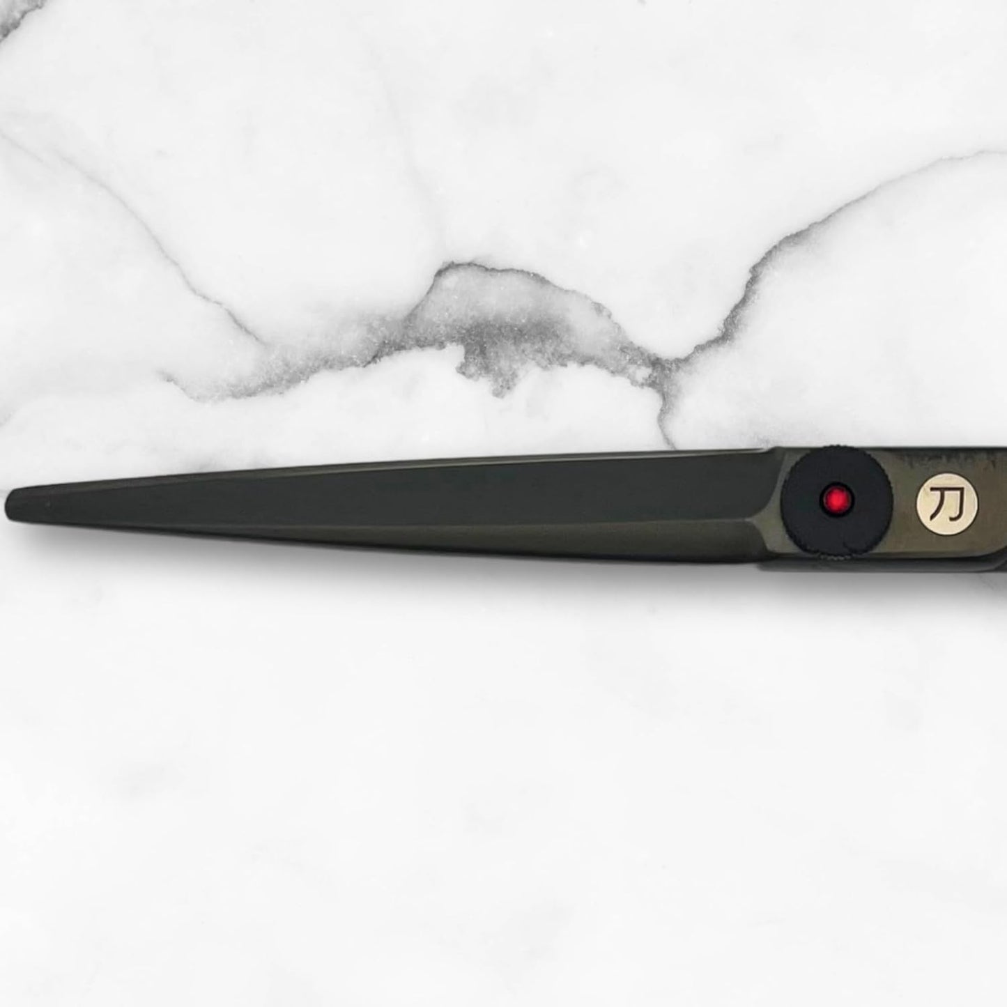 Scissors for Haircutting Professionals - Matte Black Finish - Long Lasting, Sharp Edge for Easy Hair Cuts - 440C Stainless Steel (6.0 Inches)