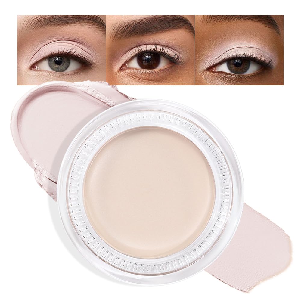 Single Cream Bright Nude Matte Eyeshadow Palette Makeup, Natural Single Mini Instant Holographic Eyeshadow For Women, Sombras Crema Para Ojos, Talc, Paraben & Cruelty Free, R01