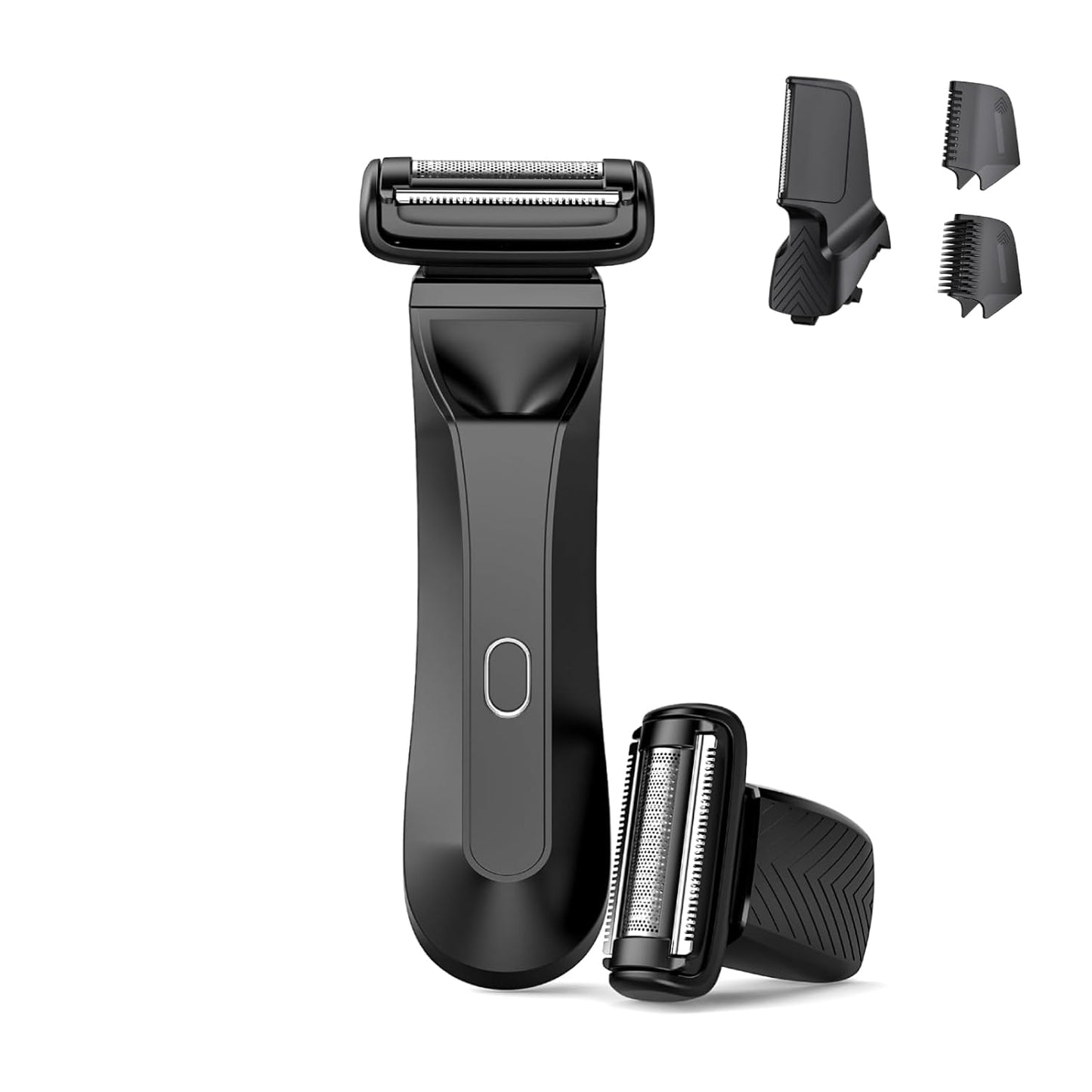 Trimmer Replacement Blade Head for Manscaped 2Pack Replacement Foil Blade & V-Shaped Blade Lawn Mower 4.0, 3.0, 3.0 Plus, 2.0 Ultra Hair Trimmer, Replacement Clipper Blade Head for Body Hair Grooming