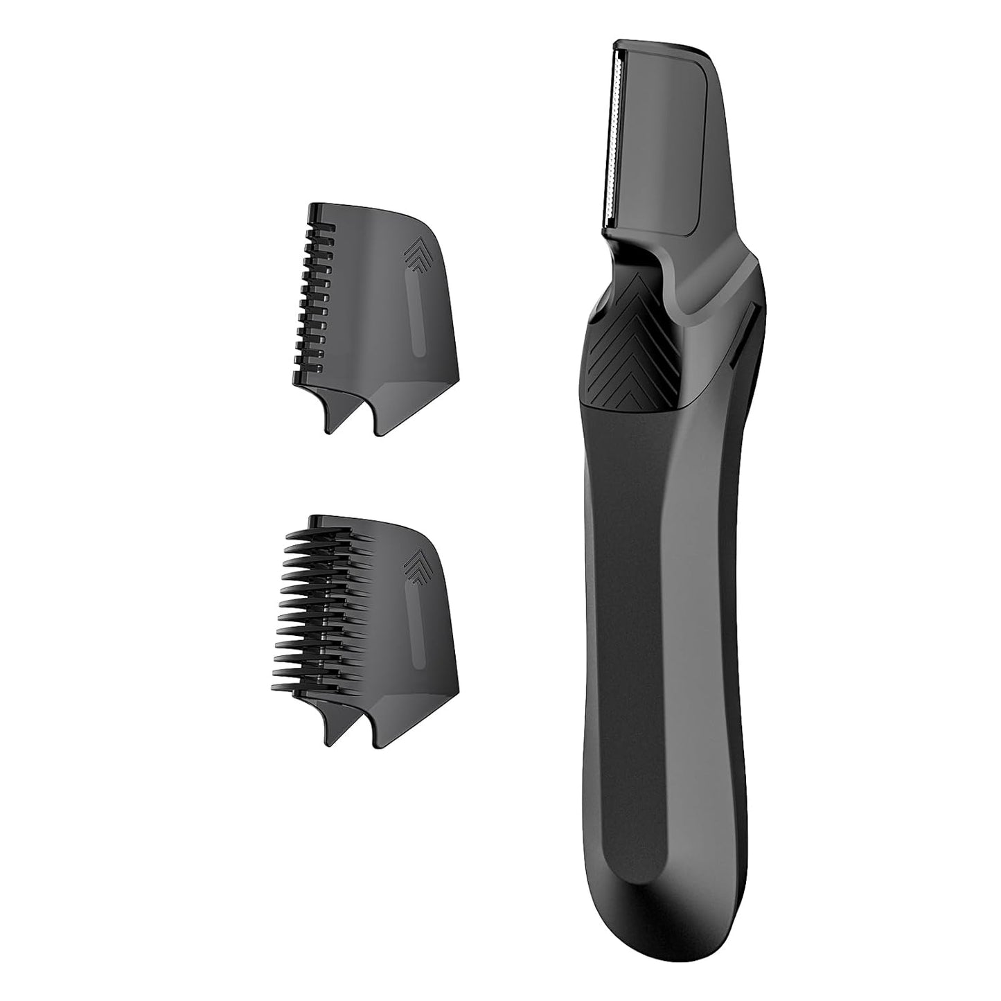Replacement Blade Head for Manscaped Lawn Mower 4.0, 3.0, 3.0 Plus, 2.0, with 2 Guide Combs, Hygienic Replacement V-Shaped Blade Head for Close Intimate Body Hair Grooming