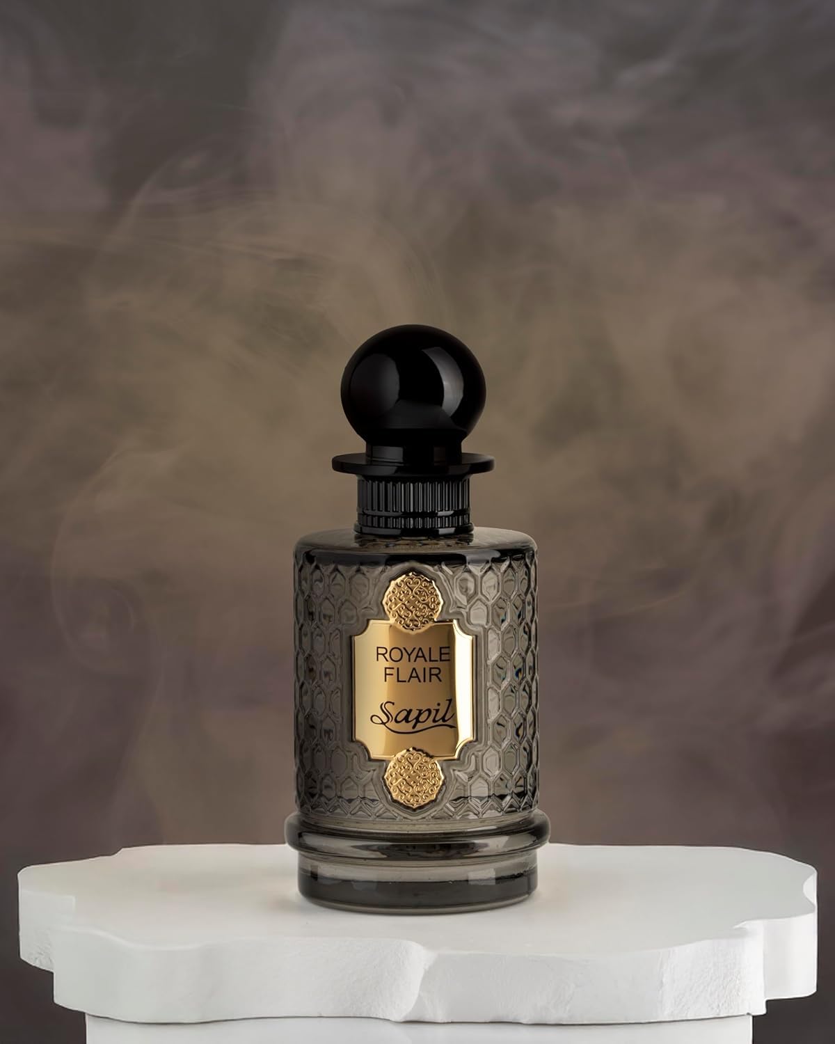 Sapil Royale Flair Unisex Eau De Parfum – Spicy Woody Oud & Amber Blend – Long-Lasting Premium Luxury Fragrance for Men & Women – Arabic Dubai Perfume – 3.38 oz