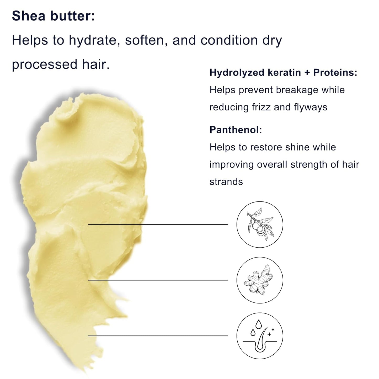 250ml Collagen Hair Mask Professional Repair Deep Conditioning Protein with Keratin and Argan Oil for Damaged Hair, All Hair Types (8.8 fl.oz)