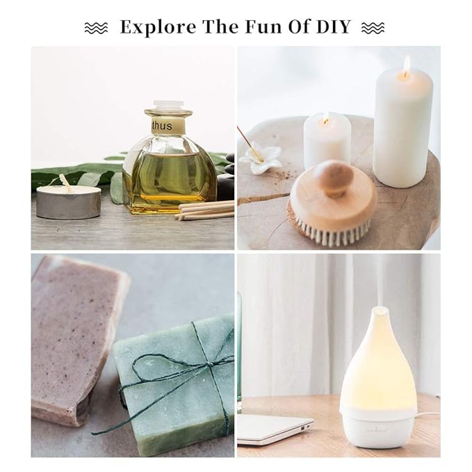 yethious Jasmine Gardenia Essential Oil Set 100% Pure Gardenia Fragance Oil Jasmine Aromatherapy Oils for Diffuser - 2 Pack 10ML