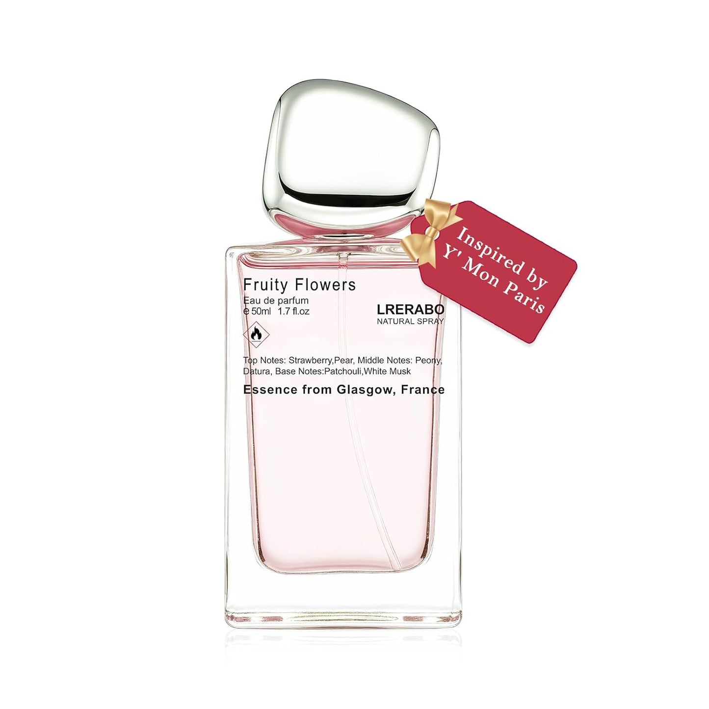 Strawberry Vanilla Eau de Parfum - Inspired by Y.'s Mon Paris Perfume For Women, With Bergamot, Raspberry, and Orange, Women Gifts - Fragrance Spray 50 ml | 1.7 oz