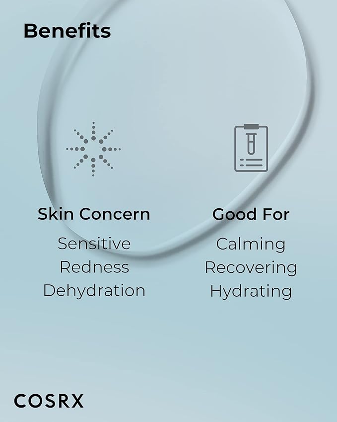 COSRX Centella Aqua Soothing Ampoule, Centella Asiatica Cica Serum, Korean Skin Care, 1.35 Fl oZ, For Sensitive Skin, Daily Skin Serum, Paraben Free, No Animal Testing