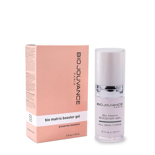 Bio Matrix Booster Gel 0.5oz / 15ml - Alternative to Fillers | Reduce Wrinkle | Anti-Aging | Diminish Puffiness and Dark Circles | Daily Facial Skin Care Treatment Regimen | Made in France