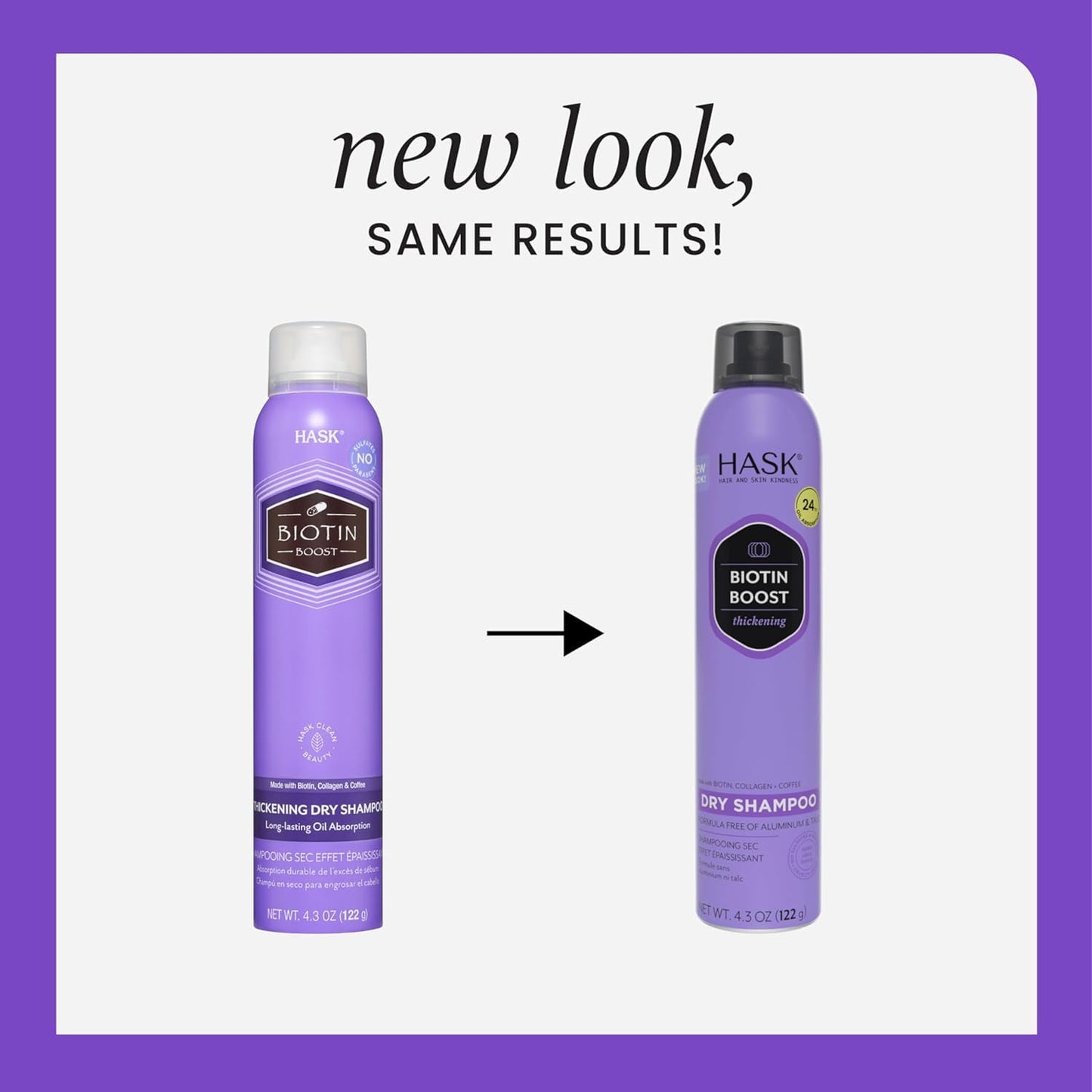 HASK Biotin Boost Thickening Dry Shampoo Duo (4.3oz-Qty 2) & Argan Oil Repairing Deep Conditioner Packette, Aluminum-Free, Sulfate-Free, Paraben-Free, Color Safe, for All Hair Types