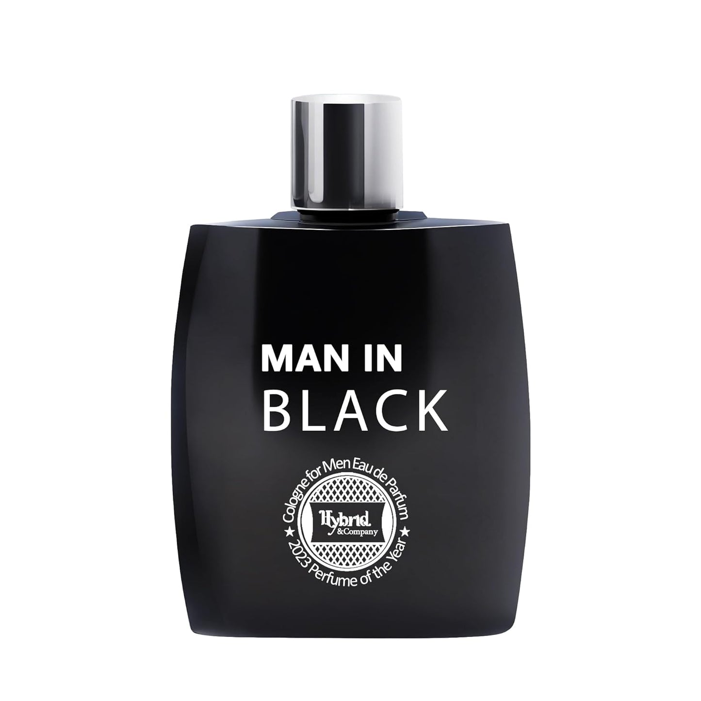 Hybrid & Company Man In Black Pour Homme Eau De Toilette Natural Spray 3.4FL.OZ
