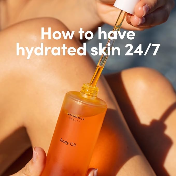 Body Oil - Nourishing and Hydrating Bodycare - All Skin Types, Vegan, Cruelty Free, Fragrance Free, 3.38 FL OZ