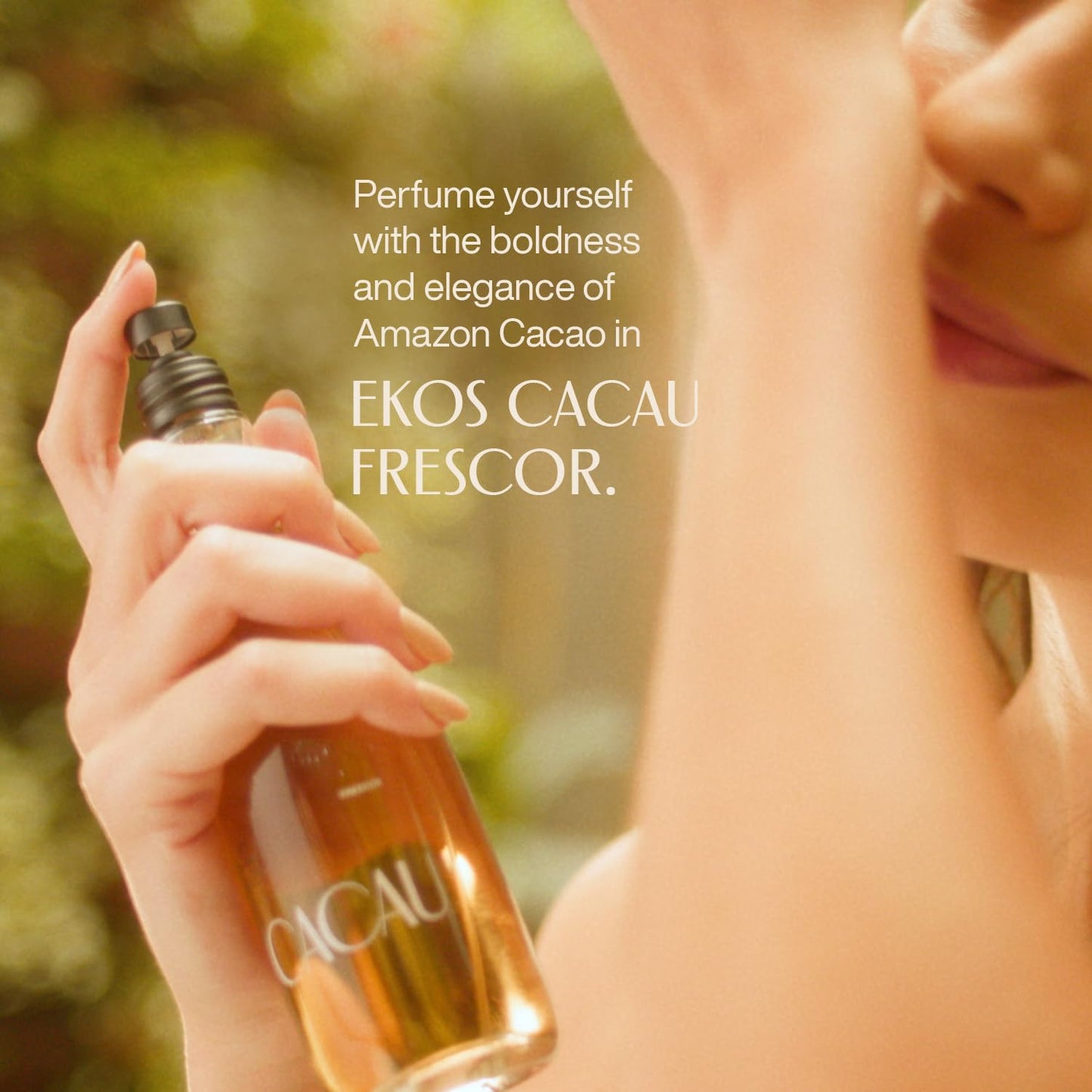 Natura Ekos Body Mist Cacau Frescor Eau de Toilette - Long Lasting Fragrance - Notes of Orange, Gardenia, Chocolate, Sandalwood, Vanilla, Musk - Spicy and Sweet Women's Perfume 150 ml