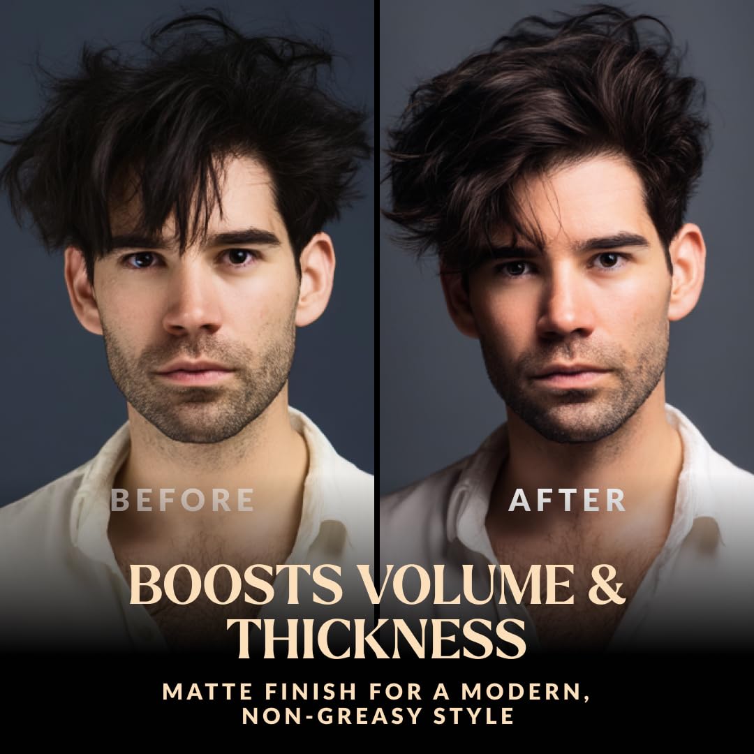 Sea Salt Spray for Men - Salt Water Texture & Volume Spray for Men’s Beach Waves & Curls with Heat Protection 200 ml - Made in Germany (6.76 Fl Oz, Medium Hold (Pack of 1))