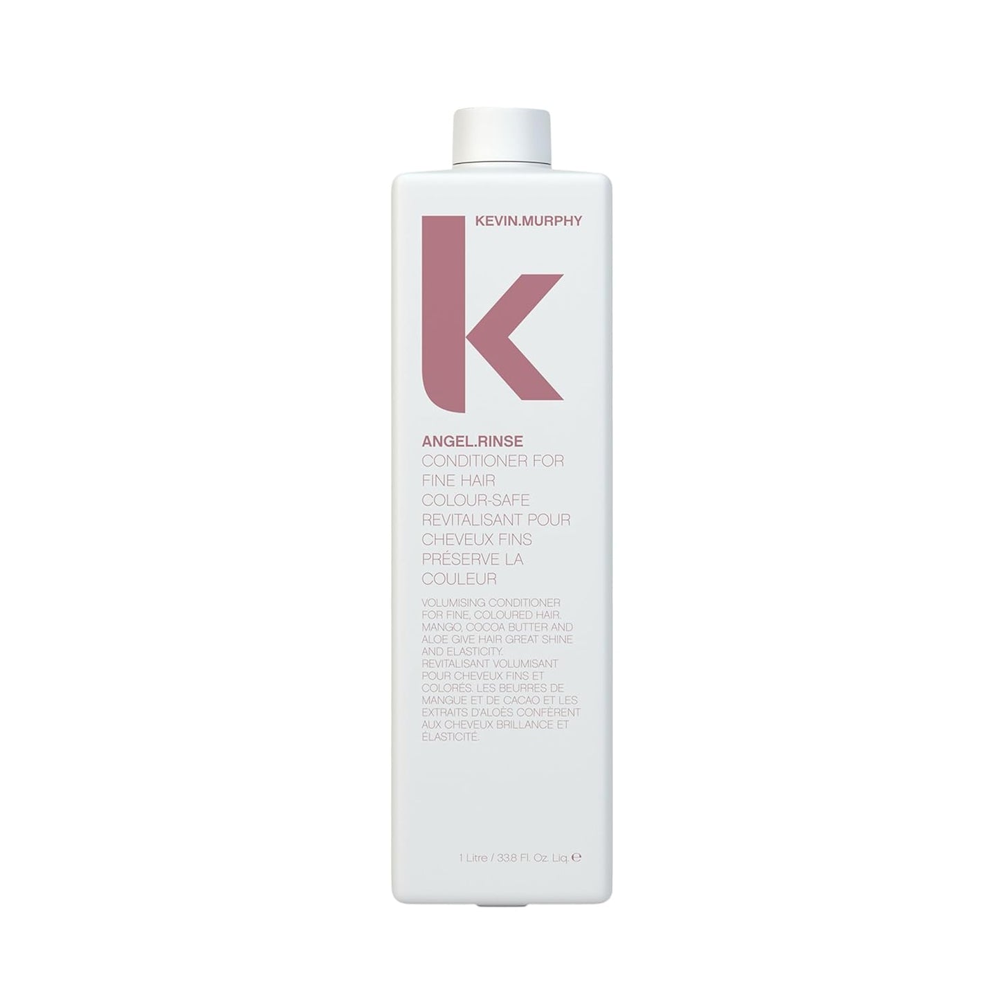 KEVIN.MURPHY ANGEL.RINSE - Hair Repair Conditioner - For Fine Coloured Hair - Colour Safe Conditioner - Sulphate-Free - For Moisture & Conditioning - Delicate Scent - 1 L / 33.8 fl oz