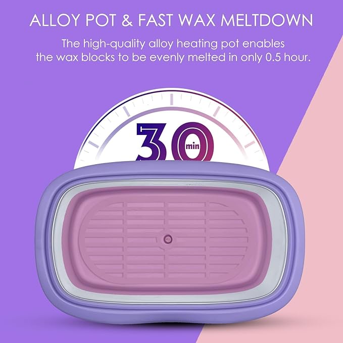 Paraffin Wax Machine for Hands and Feet - Paraffin Bath for Hand and Foot Therapy & Arthritis - Quick Heating 4000ml Paraffin Wax Warmer Kit with Wax Refills