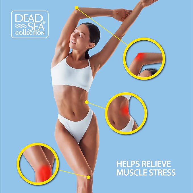 Bundle - Dead Sea Collection Bath Salts Enriched- Lavender + Coconut -Natural Salt for Bath -2 X Large 34.2 OZ. - Nourishing Essential Body Care for Soothing and Relaxing Your Skin and Muscle