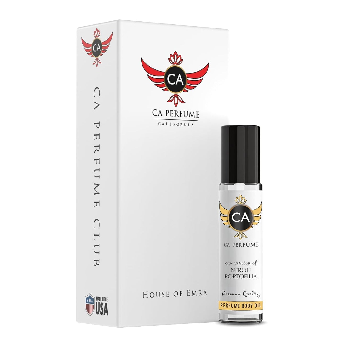 CA Perfume Impression of Neroli Portofilia For Women & Men Replica Fragrance Dupes Body Oil Roll-On 0.3 Fl Oz/10ml-X1