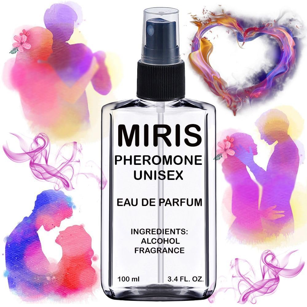 MIRIS Pheromone Unisex, Long-Lasting Eau de Parfum for Women and Men, Spray 3.4 Fl Oz / 100 ml