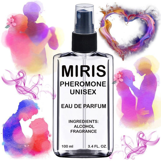 MIRIS Pheromone Unisex, Long-Lasting Eau de Parfum for Women and Men, Spray 3.4 Fl Oz / 100 ml