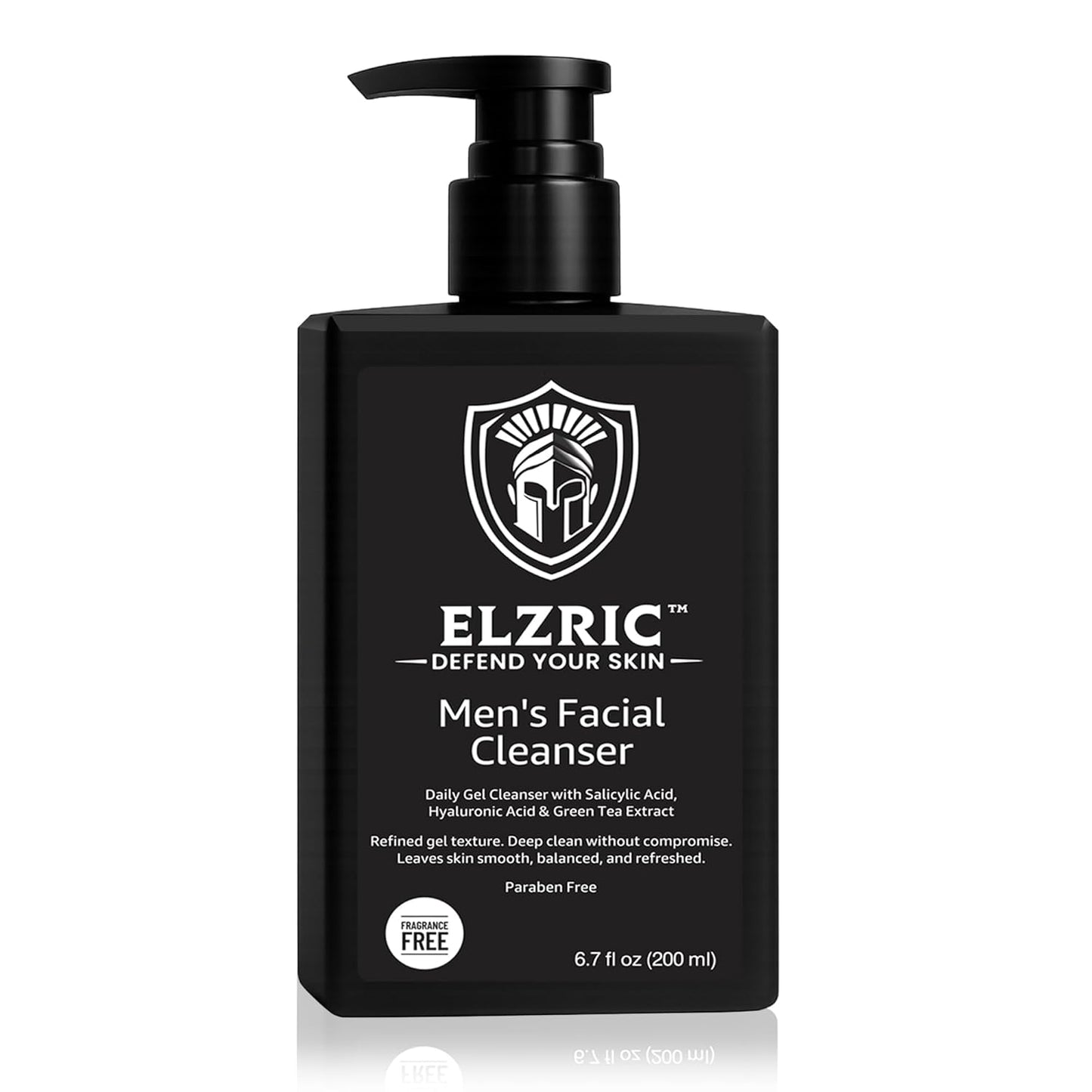 Men’s Facial Cleanser – Gentle Exfoliating & Deep Cleansing Face Wash for Dry, Sensitive, Oily & Acne-Prone Skin – Daily Hydrating Skincare with Salicylic Acid, Green Tea & Amino Acids – 6.7 oz