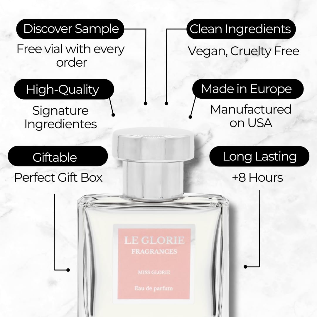 inspired by M.i.ss D. Miss Glorie EDP, Long Lasting Luxury Perfume Spray for Women, Cruelty Free - 1.7 oz 50ml