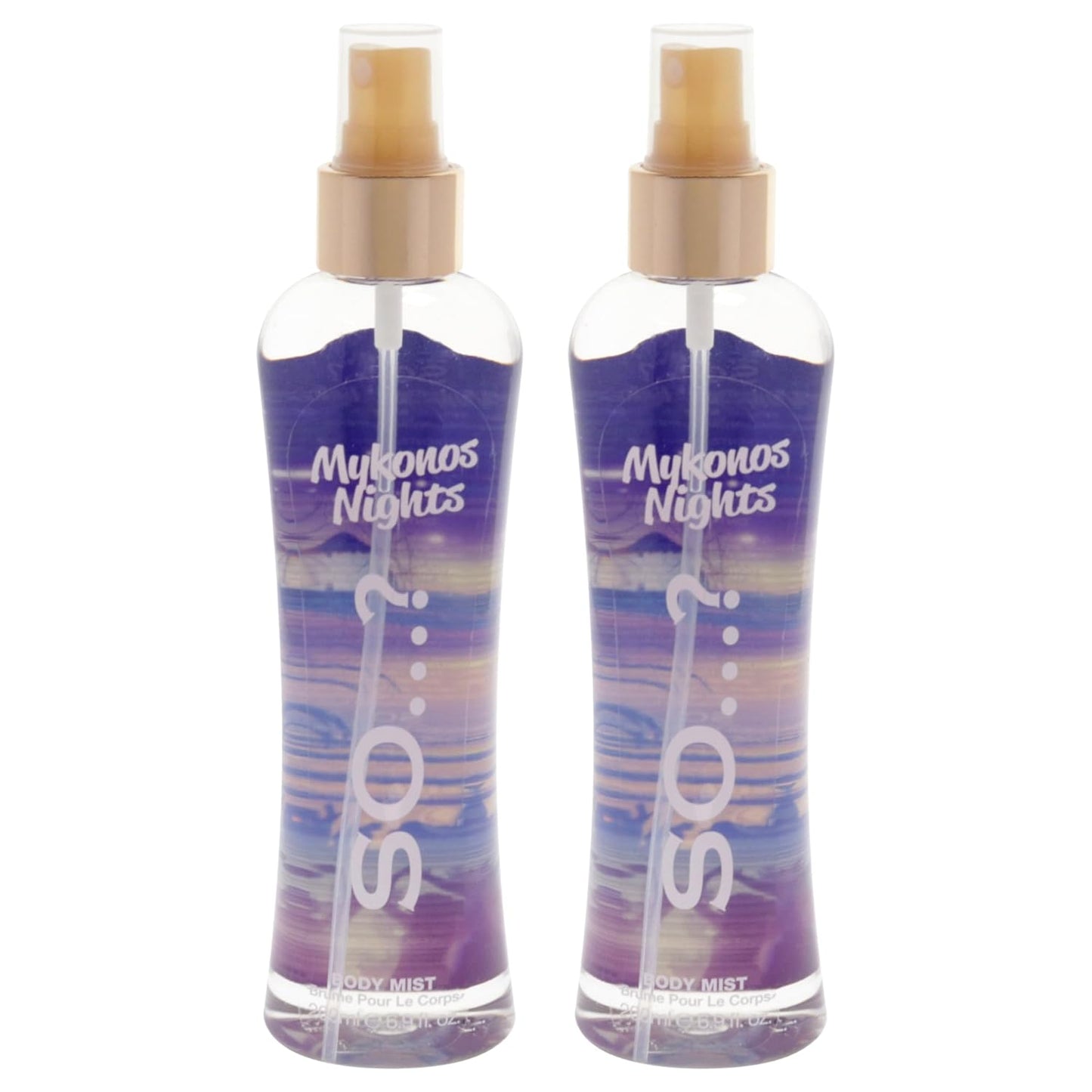 So...? Mykonos Nights Body Mist for Women - 6.9 oz Body Mist - Pack of 2