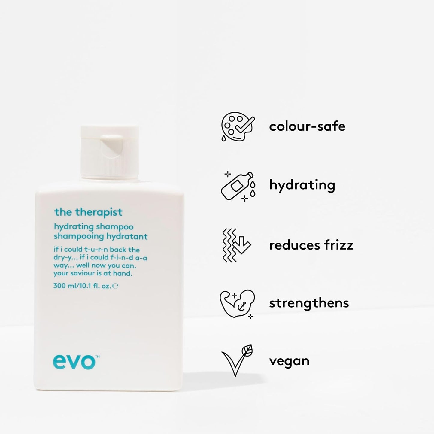 Evo - Good givin' - Hydrate Haircare Gift Set - Therapist Shampoo and Conditioner, Day of Grace Pre-Style Primer