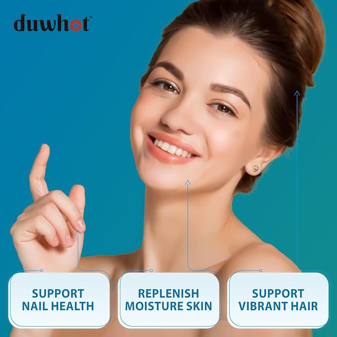 Hyaluronic Acid Gummies, Hyaluronic Acid Supplements Gummies, Hyaluronic Acid with Vitamin C & Biotin 5000mcg for Hair Skin Nails Gummies, 120 Chews