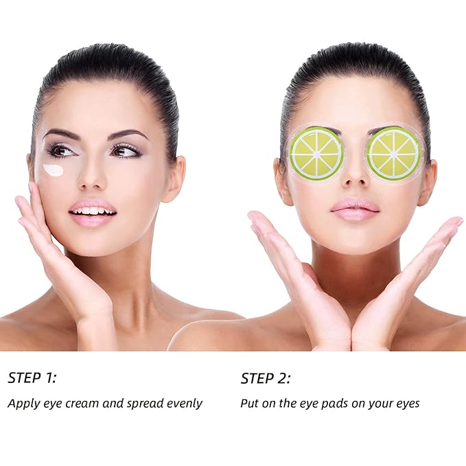 Gel Ice Pack Reusable Cooling Eye Pads and Under Patches,Eye Hot Cold Treatment for Redness,Pain Relief Relax
