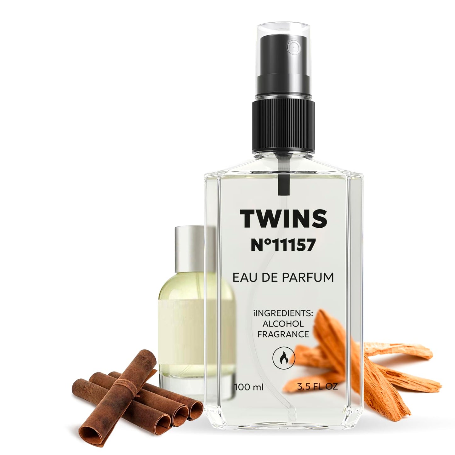 TWINS Impression of Sant.33 | Unisex Perfume for Women and Men Eau de Parfum | No.11157 | 3.4 Fl Oz / 100 ml