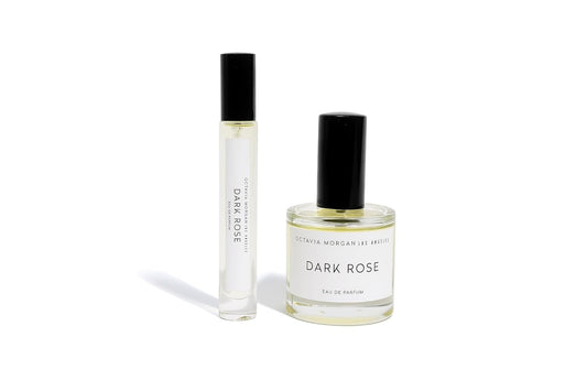 OCTAVIA MORGAN DARK ROSE Eau de Parfum – Bold Floral Fruity Woody Fragrance for All | Long-Lasting Gender-Inclusive Scent with Pink Peppercorn, Black Rose & Plum | 50ML