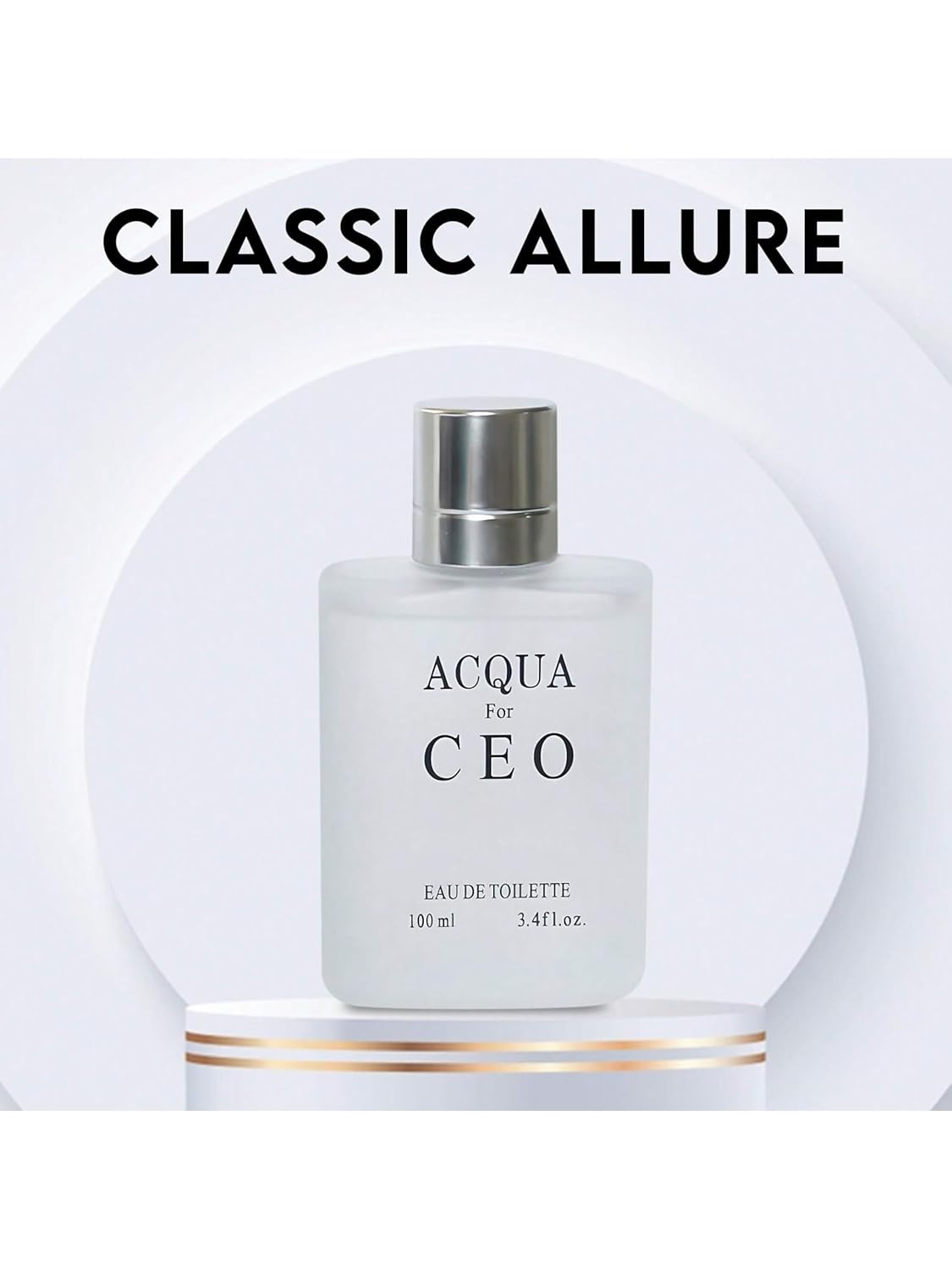 2PCS Valentine Milano/Acqua CEO Eau De Toilette for Men-Fresh,Romantic Scent Perfume for Men 3.4 Fl Oz Each Mens Cologne For All Skin Daily Used
