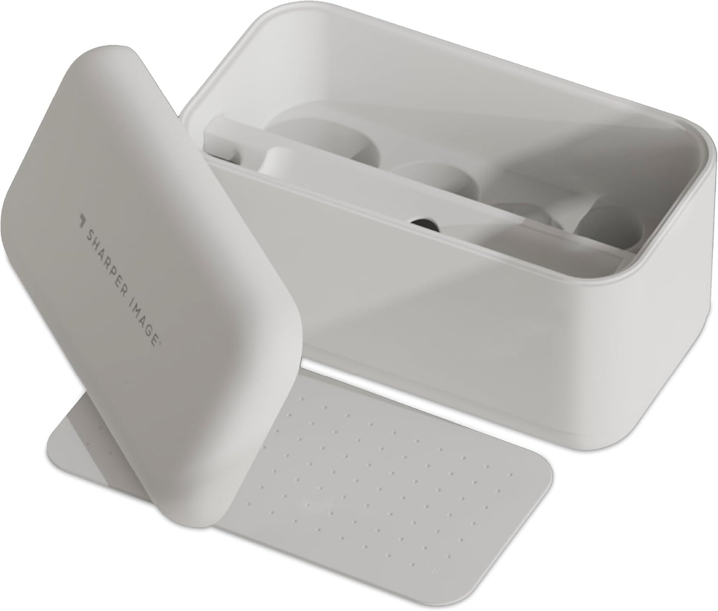 Sharper Image® Revel Airflow Styler Storage Case - Hair Tool Organizer| Durable Protective Case with Heat Pad for Multi-Styler and Attachments| Bathroom Countertop Hair Wrap Styler Organization