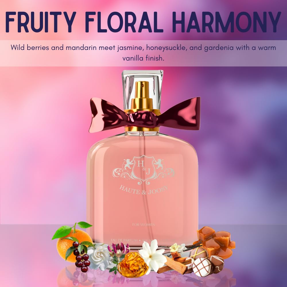 Womens Perfume – INSPIRED by A WORLD RENOWED WOMEN'S PERFUME – Wild Berries, Jasmine, Vanilla, Amber – Sweet, Fruity, Floral, Long-Lasting – 3.4oz
