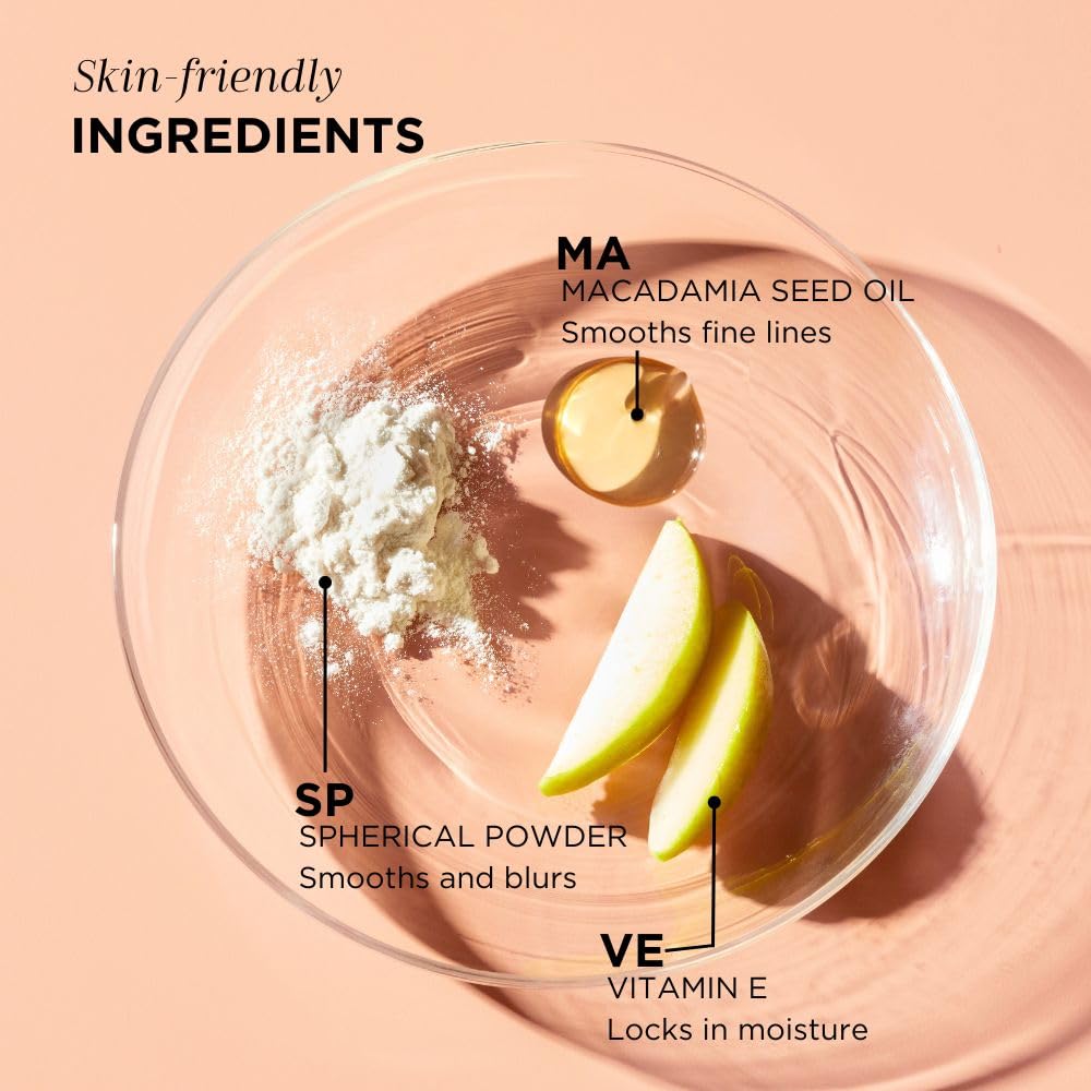 HALEYS Smoothing Highlighter Powder, Re-fract, Illuminating, Lightweight, Non-Caking, Smooths, Blurs, Long lasting, Nourishing & Skin-Softening, Infused with Spherical Powder, Macadamia Oil, V+CF