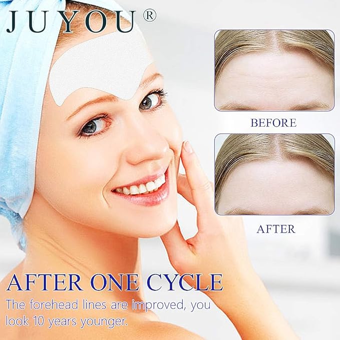 Forehead Mask, Pad, Anti-Wrinkle Patch, Firming Collagen Anti-Wrinkle Gel Sticker, Reduce Fine Lines Moisturizers Deeply Repairs (6Packs)