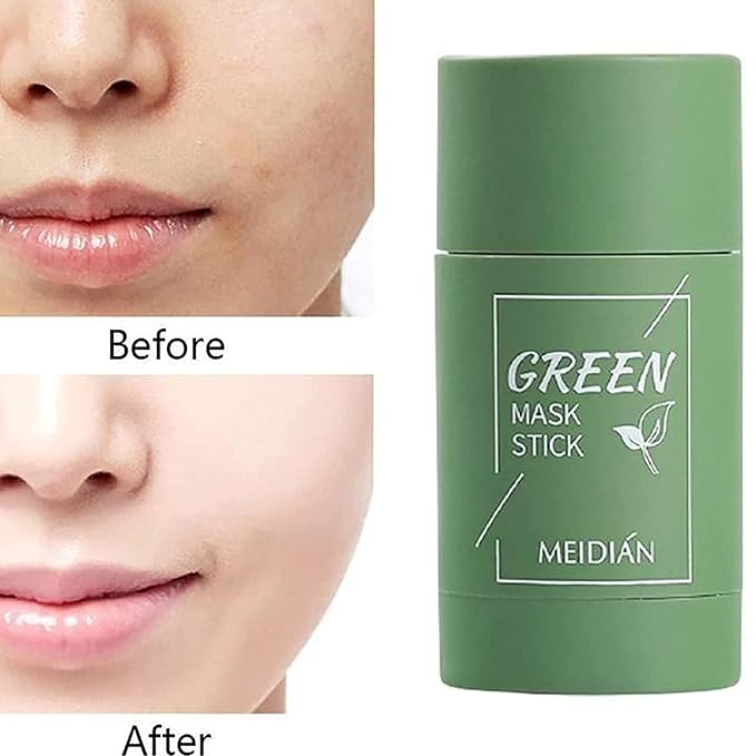 Green Tea Blackhead Remover Mask Stick for Face, Deep Cleansing, Poreless Skin Treatment, Unisex