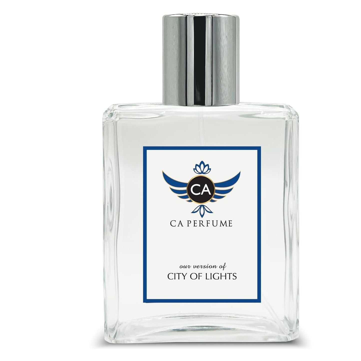 CA Perfume Impression of City of Lights For Women & Men Replica Fragrance Dupes Eau de Parfum Spray Bottle 3.4 Fl Oz/100ml