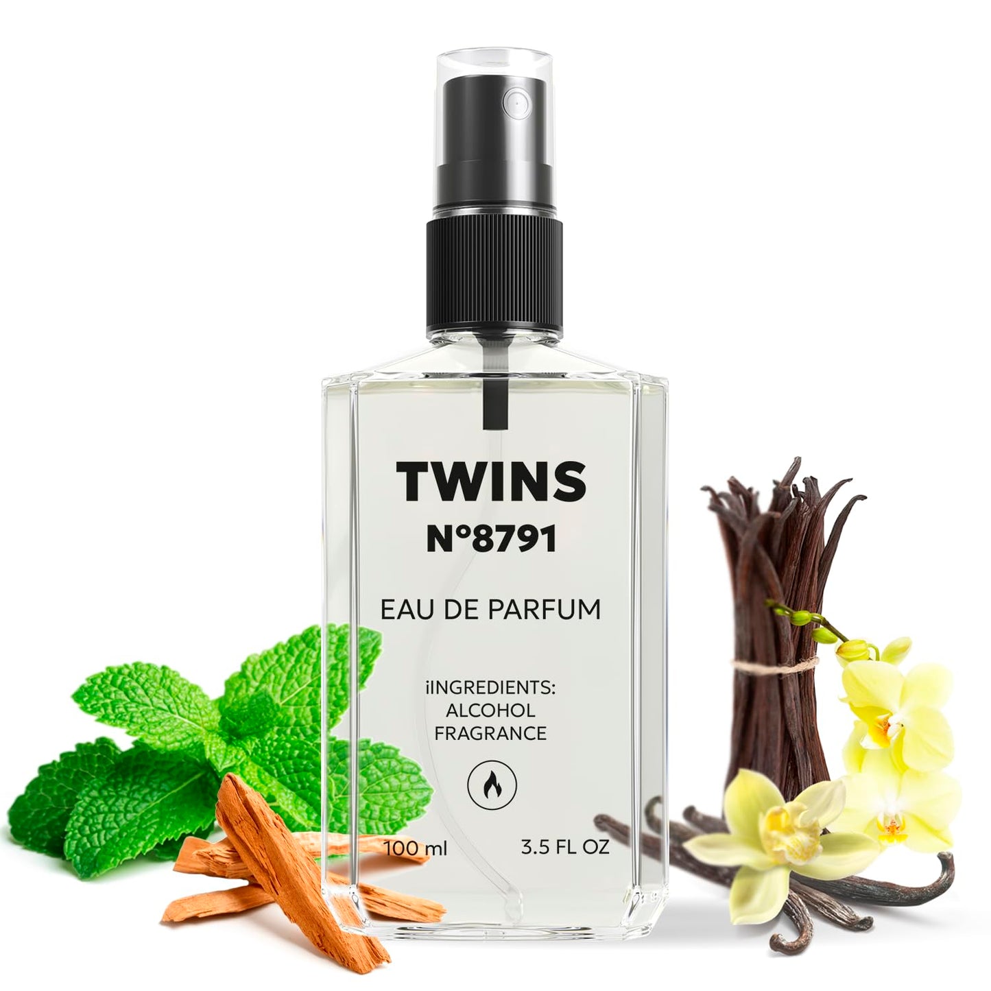 TWINS No.8791 | Perfume for Women Eau de Parfum | 3.4 Fl Oz / 100 ml