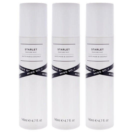 So...? Starlet Perfume Mist for Women - 4.7 oz Mist - Pack of 3