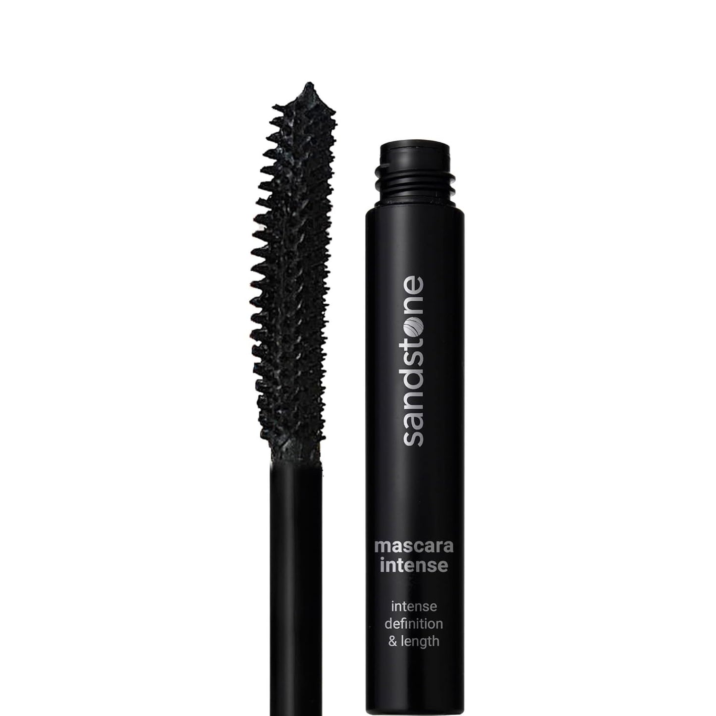 Sandstone Scandinavia Hypoallergenic Mascara Sensitive Eyes - Smudge-Proof, Sweatproof and Lengthening with amazing separation of the lashes - Vegan and Non Toxic (Black, 9 ml)