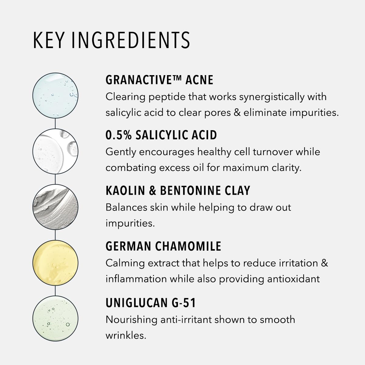 HydroPeptide Purifying Facial Cleanser, Pore-Perfecting Face Wash Absorbs & Balances Natural Oils, 6.76 Ounce