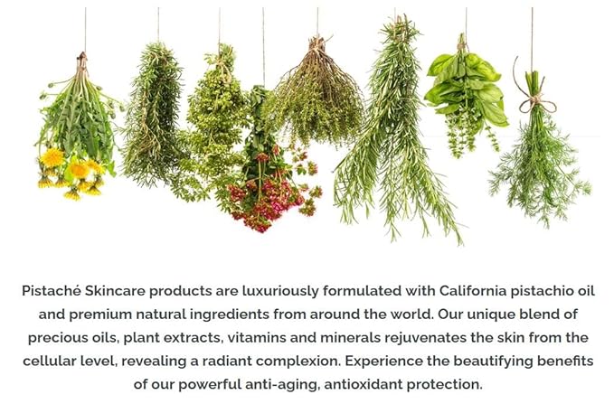 Pistaché Skincare Pistachio Oil 5-Pc Mini Collection (Travel) + Body Butter, Hand Cream, Biscotti Perfume, Eye Cream & Face Moisturizer + Hydrates and Nourishes + Vitamin E + Antioxidant Protection